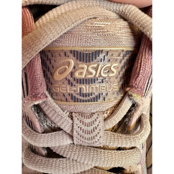 Asics Womens Gel Nimbus 22 1012A587 Pink Running Shoes Sneakers Size 8.5 - Picture 5 of 7